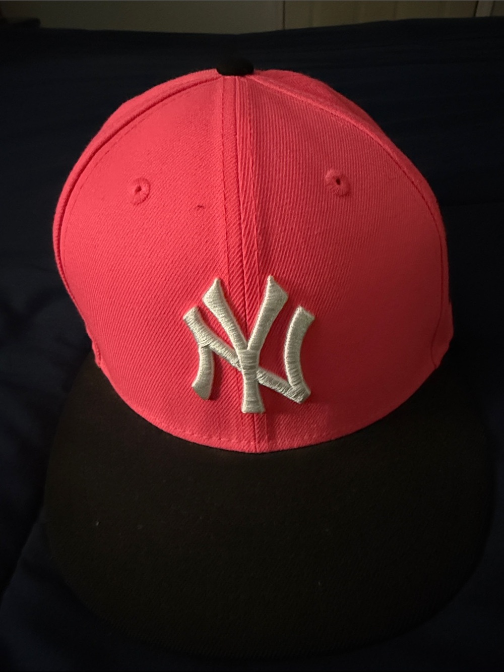 New Era Pink and Black New York Yankees Fitted Hat